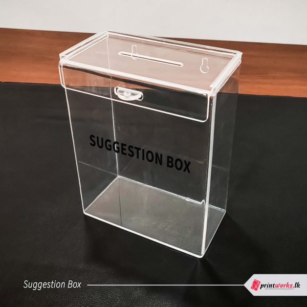Acrylic Suggestions Box – Slim Series