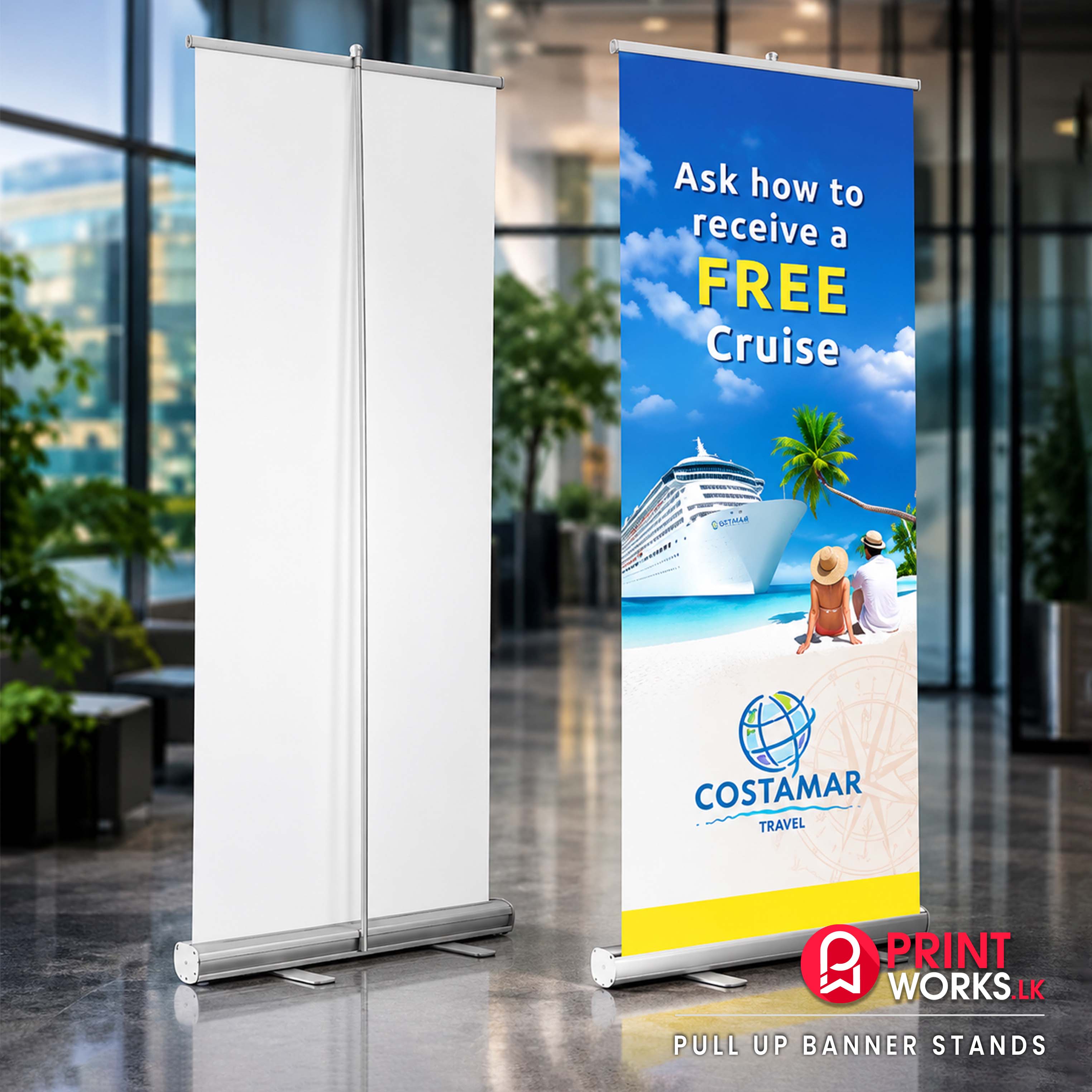 Pull Up Banner Stands