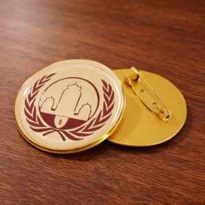Engraved Metal Pin Badges