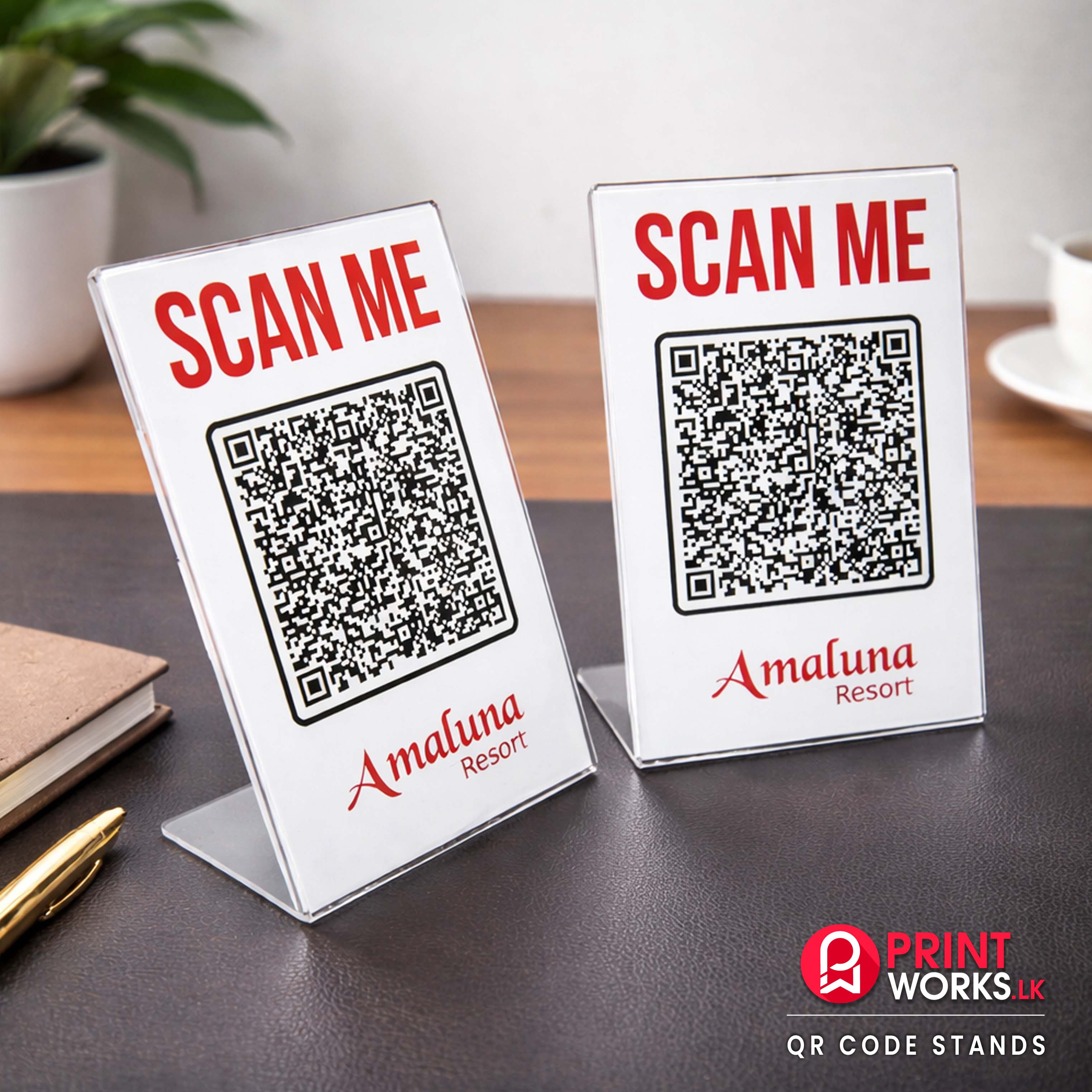 business-QR-stand