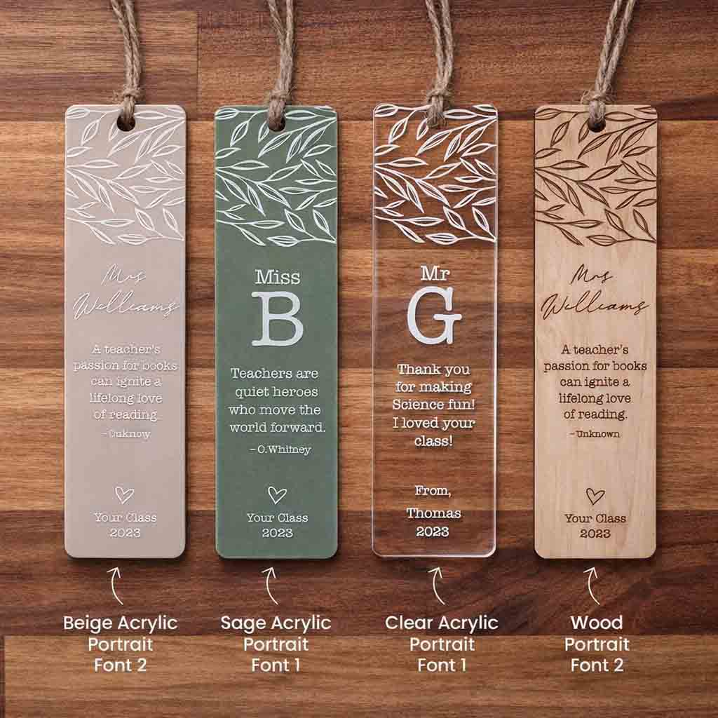 Acrylic Bookmarks
