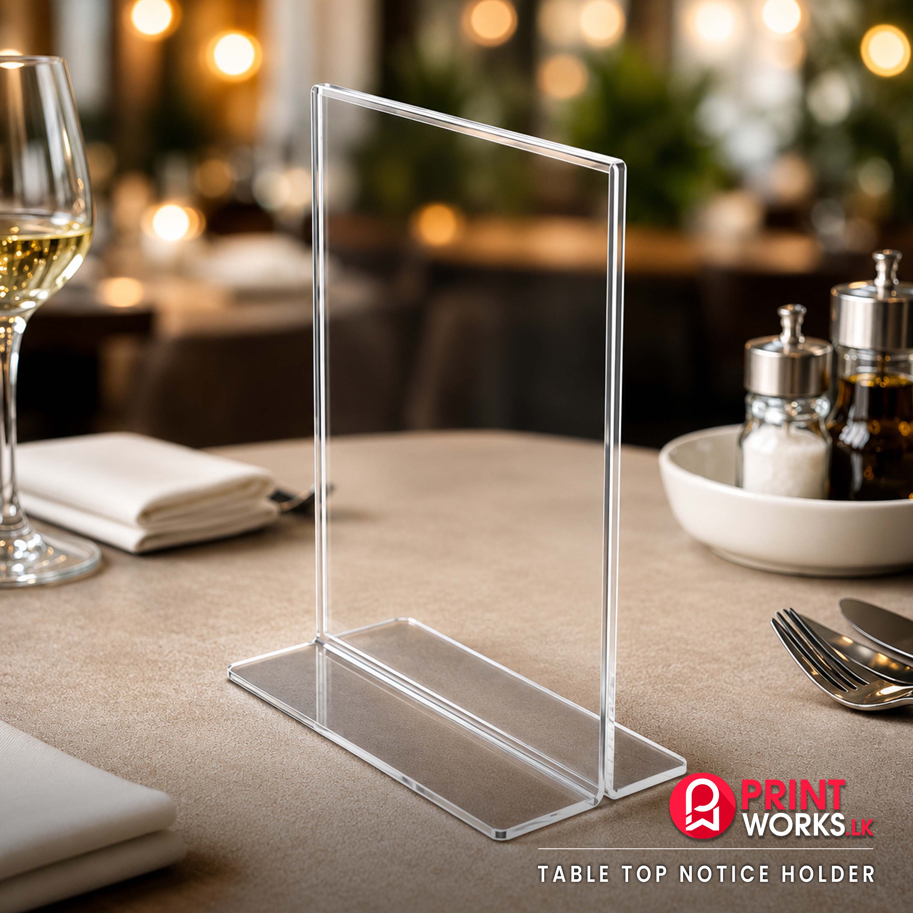 Table Top Notice Holder