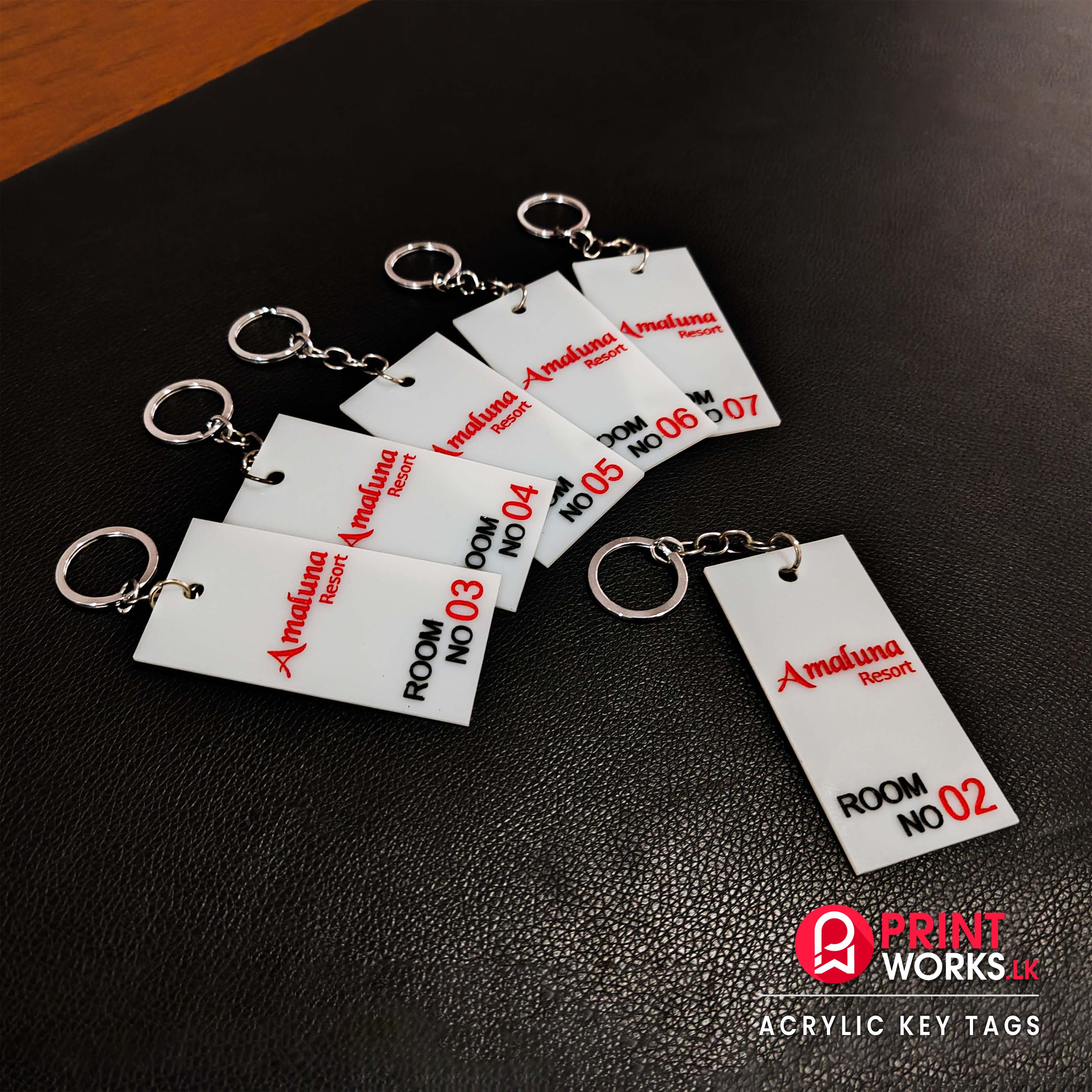 Acrylic Key Tags