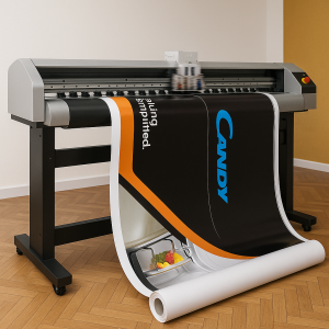Large format sticker printing