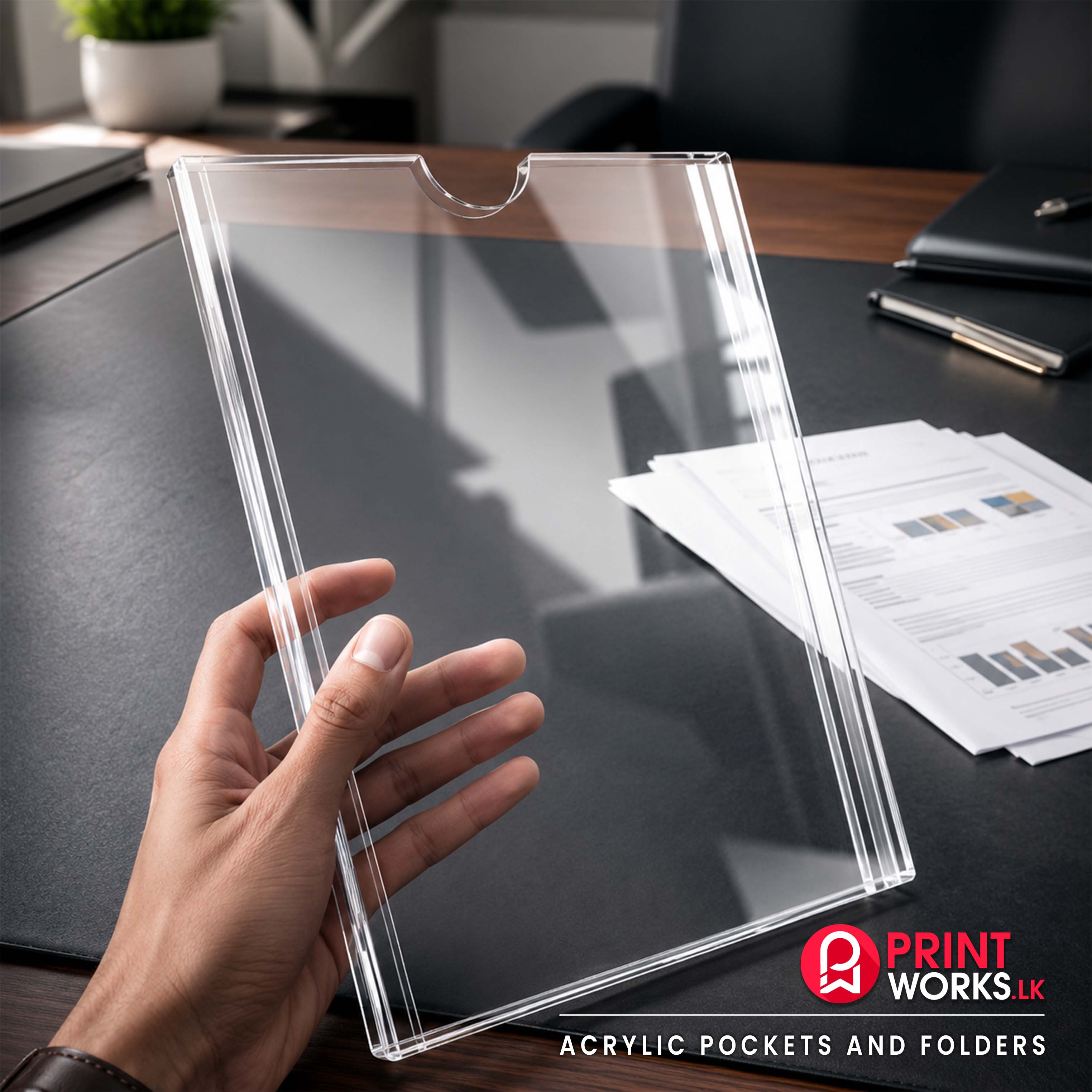 acrylic-document-holder