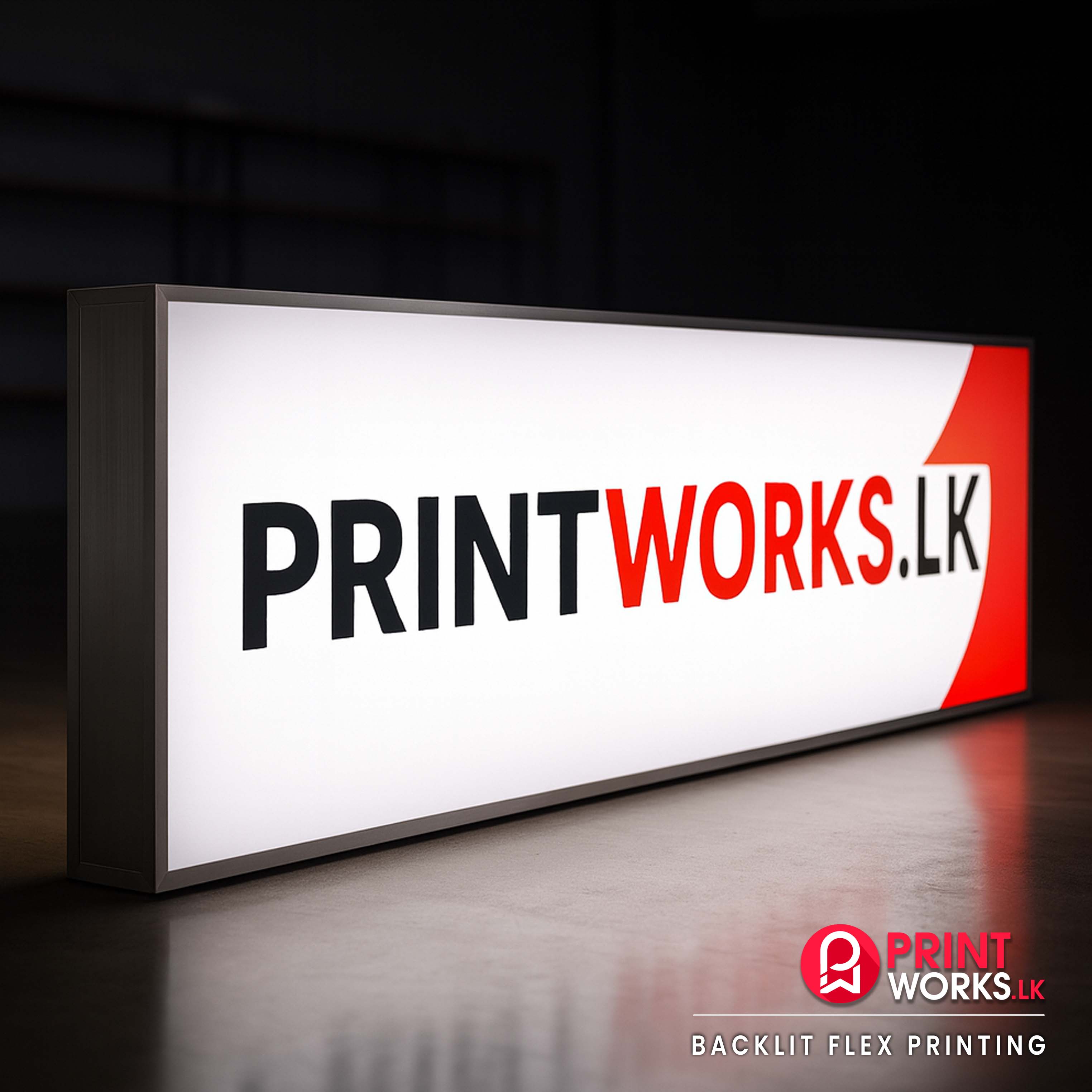 Backlit flex printing