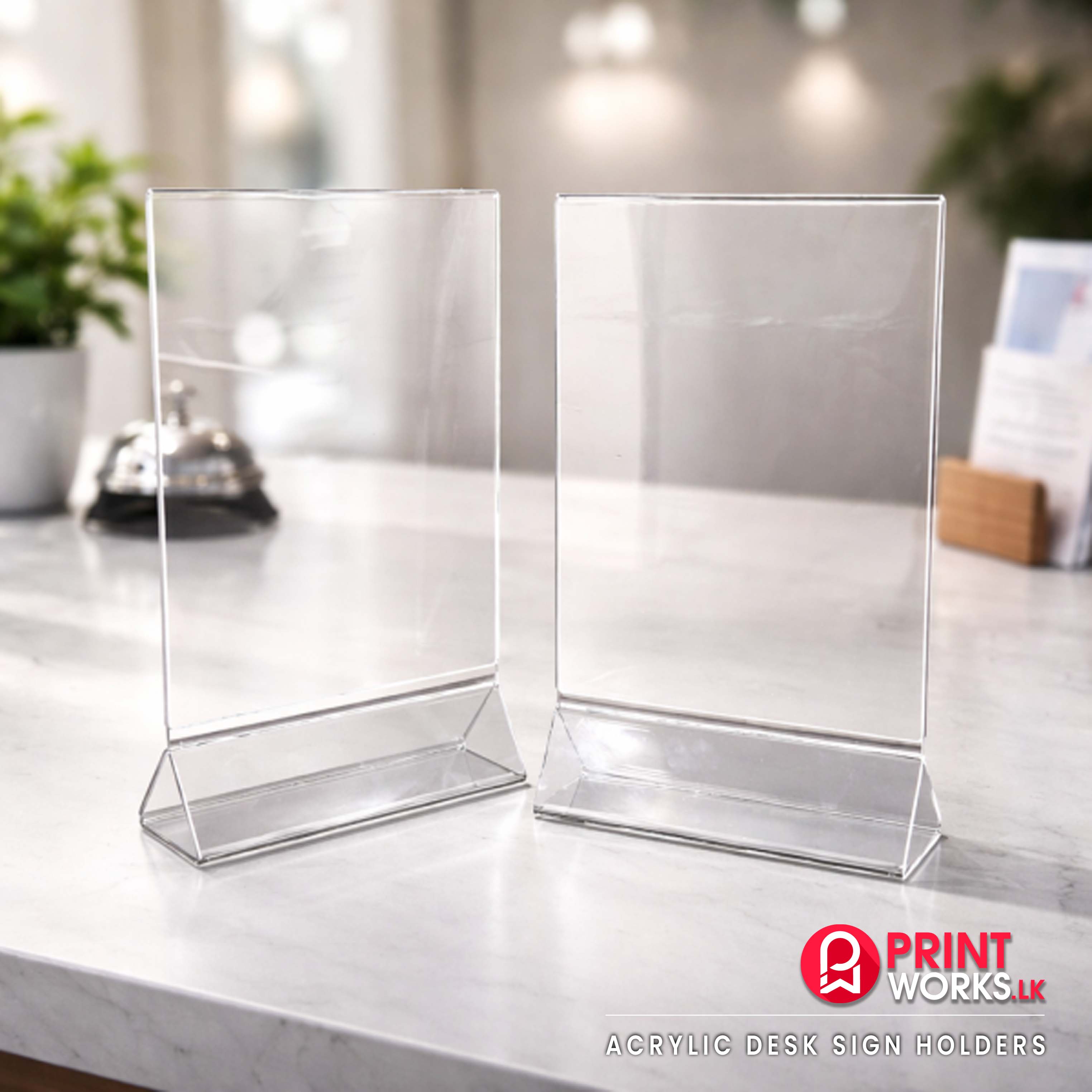 acrylic-desk-sign-holders