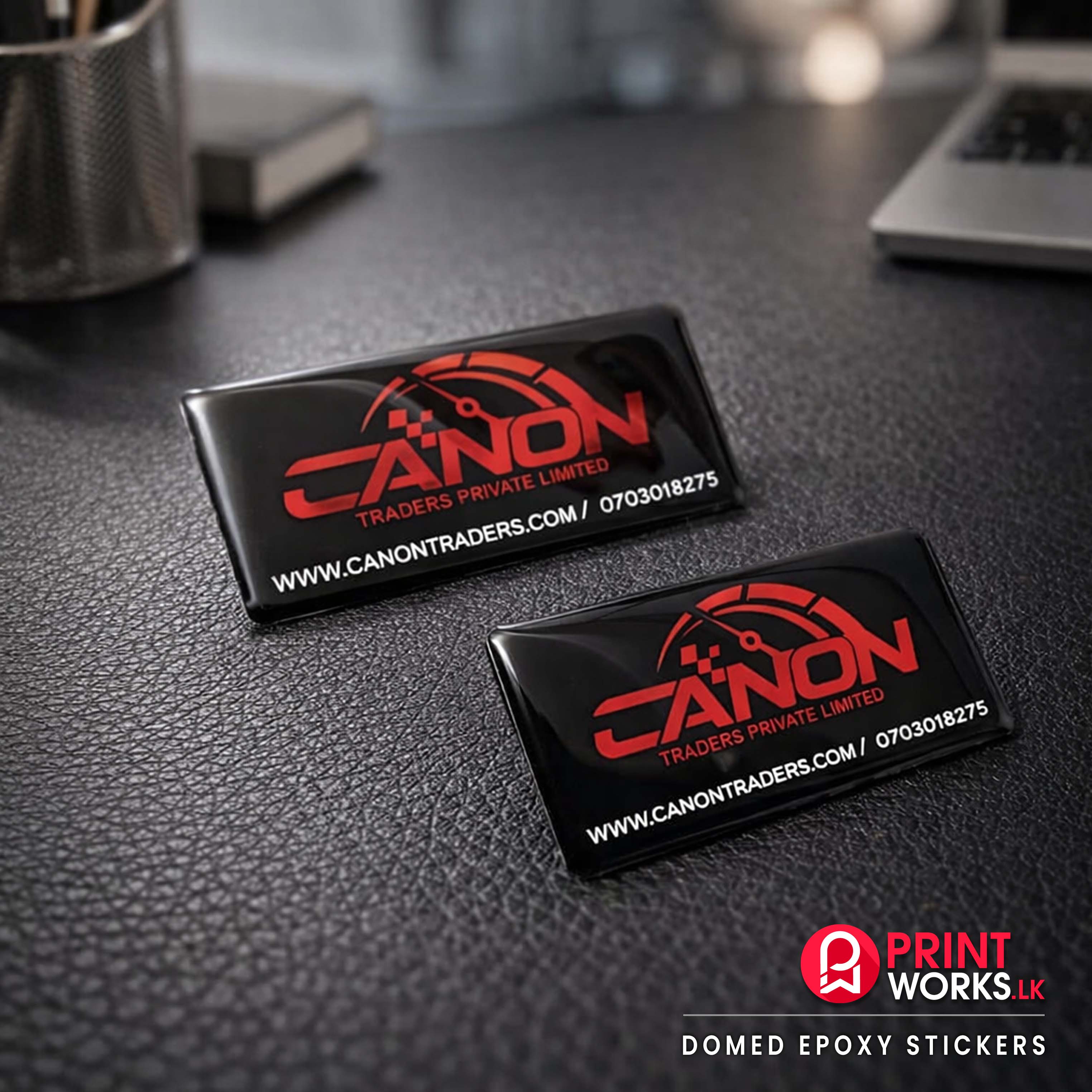Domed Epoxy Stickers