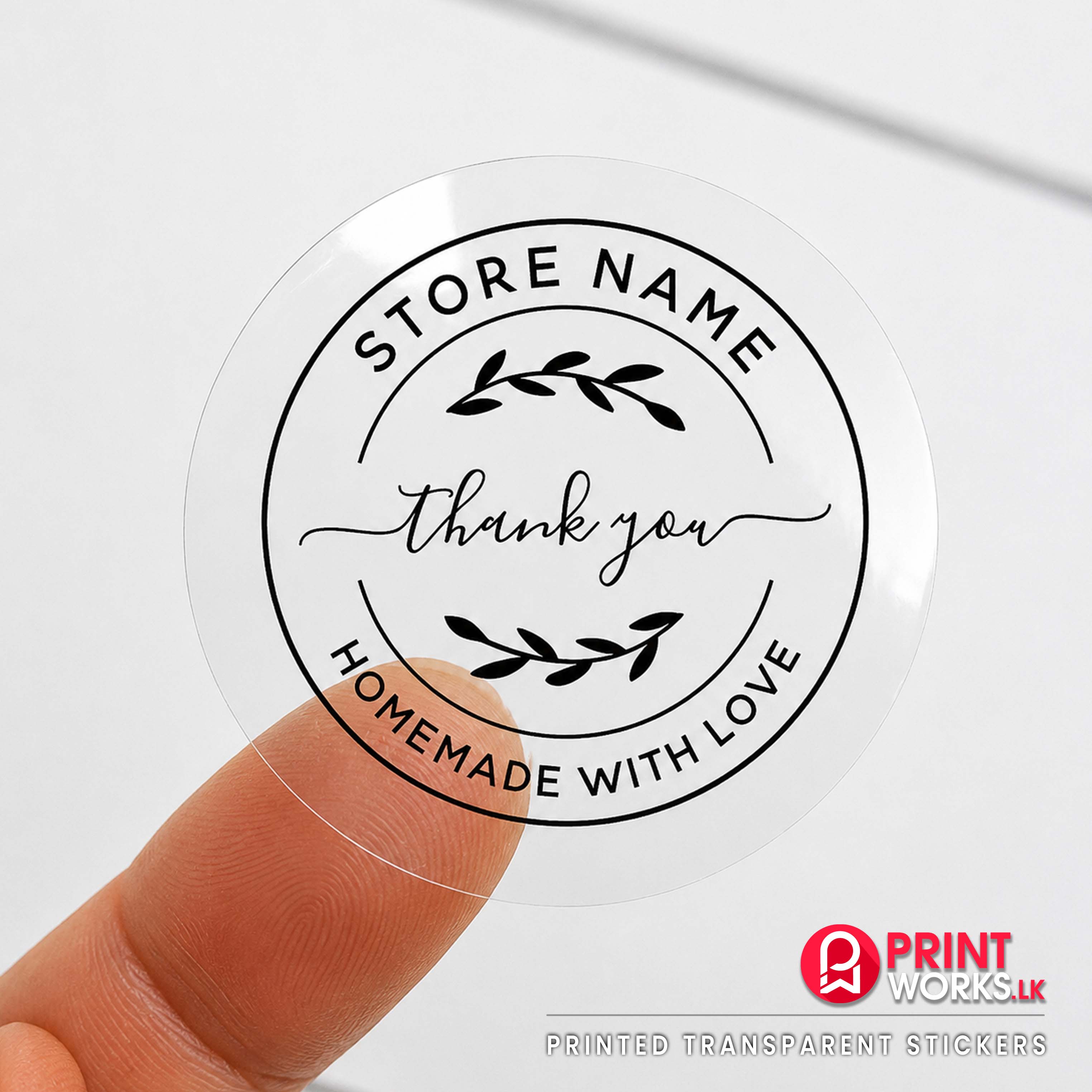 Printed Transparent Stickers