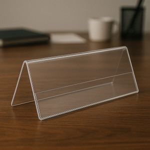 Acrylic Name Plate Holder – “A” Shape / Removable Type